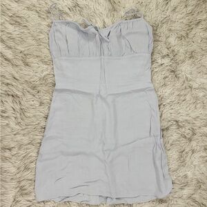 Sunday Best ‘Delilah’ Mini Dress - Glimmer (Blue)